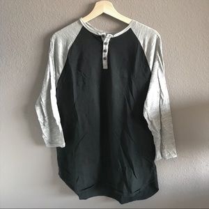 Baseball style shirt